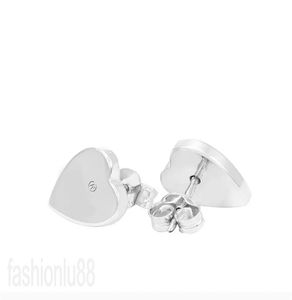 Boucles d'oreilles de créateur de diamants pour femmes boucles d'oreilles belle forme de lettre en métal plaqué or distinctif bijoux populaires mini mignon luxe boucle d'oreille senior E23