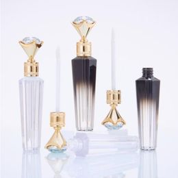 Diamond DIY Lip Gloss Tubes Botellas Clear Vacío LipGlosss Tube Lips Glosss Botella de viaje Contenedores de embalaje Recargable QBXKT