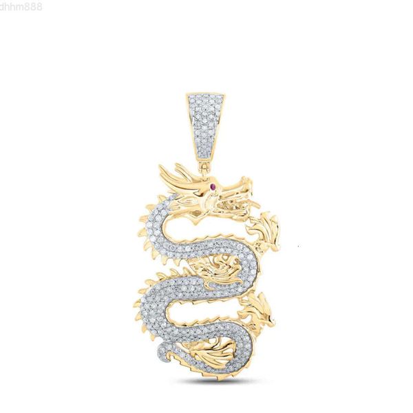 Pendentif à breloque Dragon en diamant, vente en gros personnalisé, pendentif à breloque en diamant naturel, bijoux pour collier par fournisseur indien