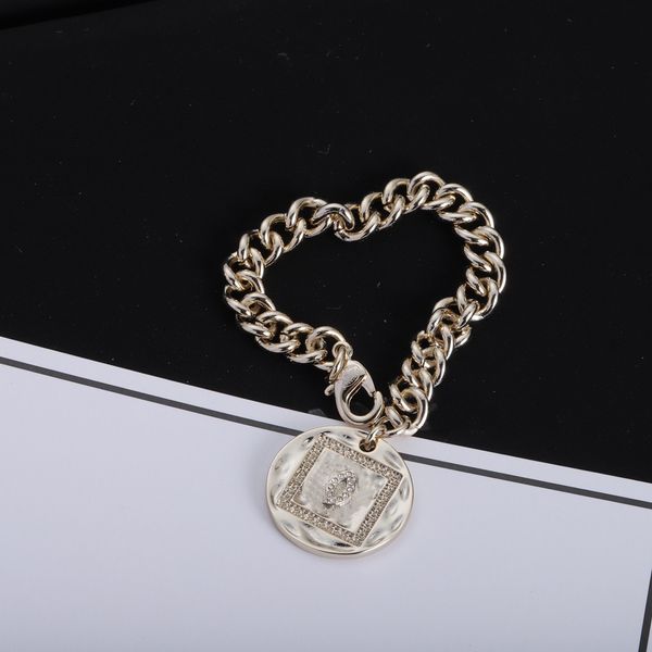 Bracelet chaîne en or diamant amant Bracelet de créateur bracelets porte-bonheur lettre pour femme bijoux de mode