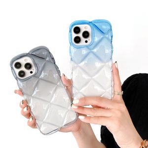 Diamant Gradient Transparent Téléphone Cas Pour iPhone 13 11 12 Pro Max Mode De Luxe Cristal Clair Couverture Arrière Antichoc Anit Fall