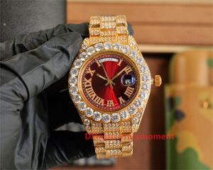 Montres pour hommes incrustées de diamants Montre pour femme mécanique automatique 126334 228238 Montre de calendrier de la semaine en acier inoxydable étanche Montres-bracelets pleine étoile du ciel