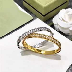 bijoux en diamant designer bracelet en or femme bracelet amant de Noël mère Thanksgiving haute qualité cuivre électrolytique femmes designers bijoux bracelets