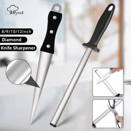 Diamond Knife Skining Knife Afrasión de la superficie curva de acero para tijeras de cuchillo Herramienta de molienda de cocina de piedra de piedra de piedra 240415