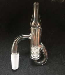 Diamond Knot Loop Recycler Banger Dab Nail With Gear Insert Carb Cap Tapiner Nail Banger 10 mm 14 mm Femme mâle pour l'huile DAB RIG7029861