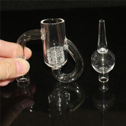 Diamond Knot Quartz Banger Domeless Nail roken quartz bangers 14mm mannelijk met bal carb caps voor glazen bong waterleidingen dab rig