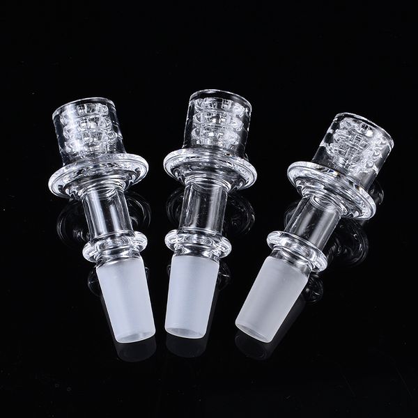 Diamant Noeud Fumer Accessoires 10mm 14mm Mâle Joint Quartz Enail Bangers 3mm Épais Banger Ongles Tabac Outil GQB25