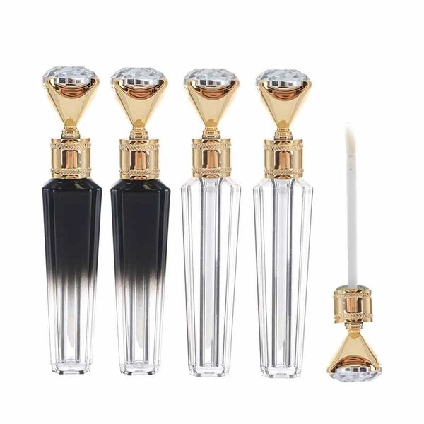 Diamant Brillant À Lèvres Tubes Vide Clair Brillant À Lèvres Base Conteneurs DIY Rouge À Lèvres Lipgloss Tubes Cosmétique Baguette Maquillage Outils