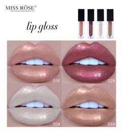 Diamond Lipgloss Liquid Lipstick Glitter Lip Gloss Flash Color Lip Stain Langdurige waterdichte cosmetica3656875