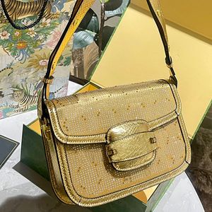 Diamond luxe zakontwerper Crossbody tas klep handtassen hoogwaardige lederen schoudertas koppeling portemonnee designer letter afdrukken gouden hardware kruislichaam portemonnee