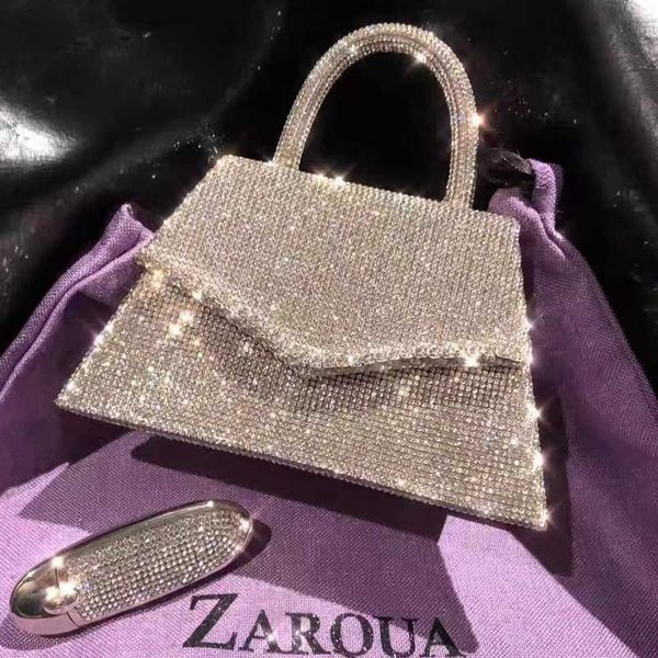 Diamant luxe concepteur strass sacs de soirée sac à bandoulière dames dîner pochette sacs à main et sacs à main