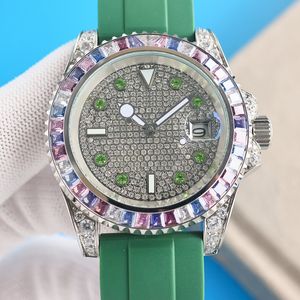 Diamond Men Watch 40mm Montres mécaniques automatiques Montres-bracelets étanches Designers Business Montre De Luxe