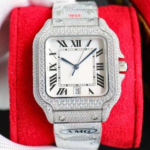Diamond Mens Watch Designer Watches Mouvement mécanique automatique Bracelet Bracelet Sapphire en acier inoxydable 904l 40 mm