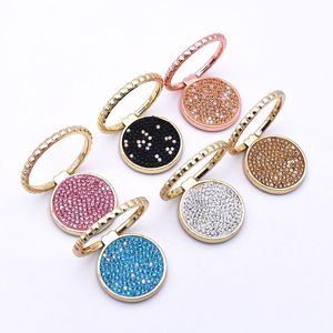 Diamond Metal Bling Bracket Holder Finger Ring voor iPhone Samsung Cellphone