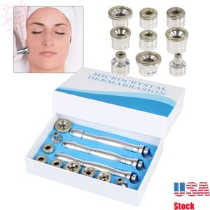 Accessoires de rechange pour microdermabrasion Soins du visage 3 baguettes 9 conseils Rajeunissement de la peau