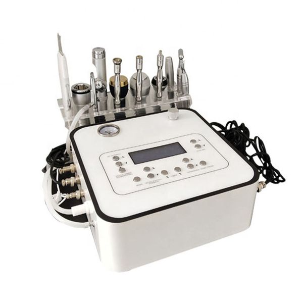 Diamond Microdermoabrasion Mesoterapia Máquina de belleza facial Mesoterapia sin agujas Bio RF Microcorriente Ultrasonido Electroporación galvánica Pulverizador de oxígeno