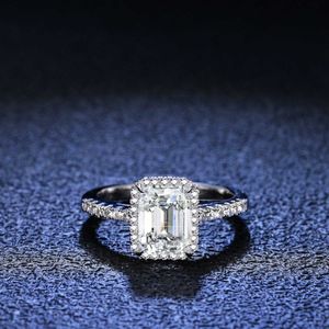 Diamant mo zang ring bruiloftsvoorstel sterling sier ring geometrie mo zang diamanten ring vrouwelijk record tiktok live