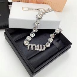 Collier en diamant 2022 lien Tiktok Live, Imitation Mosang, chaîne d'amour Ins, conception de Niche féminine, perceuse Simple Full308W