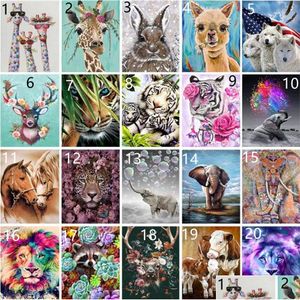 Diamant Peinture Usine 5D Kits Débutant Animal Fl Drill Art Par Numéros Ding Pour La Décoration De La Maison Gem 12X8 Pouces Kd Drop Delivery G Dhorv