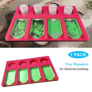 Kits de peinture de diamant Organisateur de plateau de diamant pour les conteneurs de plateaux ensemble 5D Peinture de bricolage avec des outils d'accessoires de diamants 201112