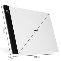 Diamond Painting Sketch Hotfix Hinestone LED Light Box A4 Drawing Tablet Graphic Writing Digital Tracer Copy Pad Board pour