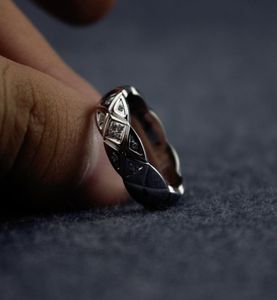 Bague en diamant pour femmes, anneaux de mariage pour hommes, fait à la main, en argent S925, 7705948