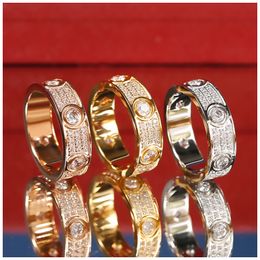 Diamanten ring Trouwring Liefdesringen voor vrouwen Luxe ringen Gouden sieraden Man Sieraden Bague De Fiancaille Femme Bijoux Inoxydable Schmuck Anello Uomo Anelli Da Uomo