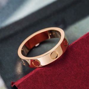 Bagues en diamant hommes femmes bague de créateur 4mm 5mm 6mm alliage bijoux fiançailles promesse bague homme rose or argent couleur luxe cristal amour anneaux