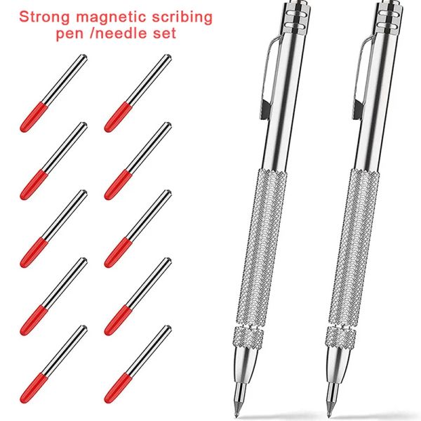 Diamond Scribing Pen Tungstten Carbide Tip Carbide Gravure Gravure Pen Tungstten Carbide Style Pin de Nib Styl For Glass Ceramic Metal Tool