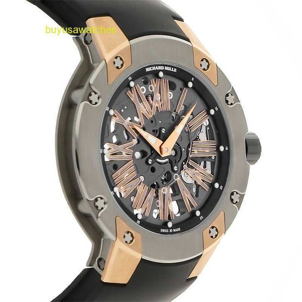 Montre-bracelet de sport en diamant RM, montre-bracelet RM033, en titane Extra plat, pour voiture, pour hommes, RM033 AMTI SEA