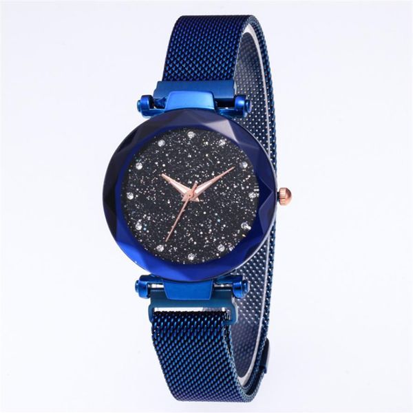 Diamant Ciel Étoilé Belle Quartz Femmes Montre Dames Montres Fahsion Femme Casual Montres-Bracelets246K