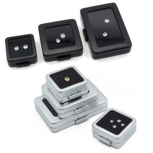 Diamantopslag Organisator Clear Gem Box Gemstones Verpakkingsdoos Paar sieraden Geschenkdoos Display Silver Black