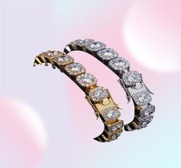 Diamond Tennis Armband voor Liefde Luxe Designer Hip Hop Sieraden Heren Gouden Armbanden Bling Bangle Iced Out Chains Charms Rapper Ac8696519