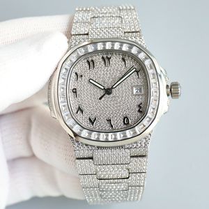 Diamond Watch Automatic Mechanical Mens Watches 40mm Women Wrist Wristcarcs Sapphire imperméable Montre de Luxe