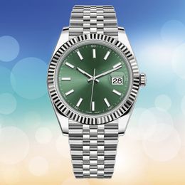 Diamond Watch Automatic Watchs Menwatch Green Down Plate 904L Sangle en acier inoxydable Sapphire imperméable Watch Sports Wrist Wrist Wrists Montre Be Luxe
