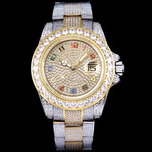 Montre de diamant Montres de créateurs Mouvement mécanique automatique Bracelet de mode étanche Saphir Business Acier inoxydable 42mm Montre-bracelet Montre de Luxe