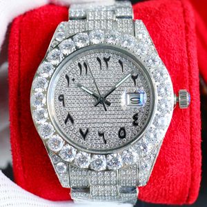 Montre de diamant Montres de créateurs pour hommes Mouvement mécanique automatique Étanche Hommes 42mm Bracelet Saphir Acier inoxydable 904L Montre-bracelet Montre de Luxe Cadeau