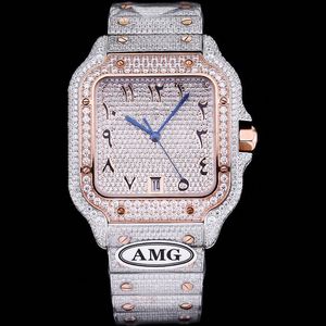 Diamond Watch Designer horloges voor heren Automatisch mechanisch 9015 uurwerk 40 mm waterdichte armband Saffier roestvrij staal 904L polshorloge Montre de Luxe