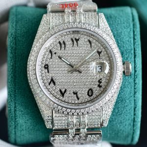 Diamond Watch Designer Horloges Heren Automatisch mechanisch uurwerk 41 mm roestvrijstalen saffier Waterdicht polshorloge Modearmband Zakelijke polsband