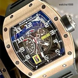 Reloj de diamantes Reloj de pulsera de diseñador RM Reloj de pulsera RM030 RM030 Oro rosa completo con papeles MINT Condition - RM30 RM 030
