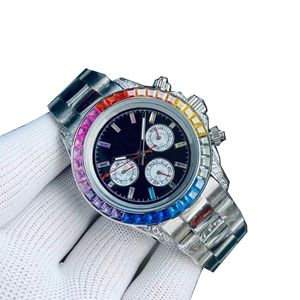 Reloj de diamantes Reloj de pulsera para hombre de alta calidad Diseñador Mecánico 40 MM Reloj AAA de lujo Reloj automático de moda Blue Treasure 904L Todo acero inoxidable Reloj de mano