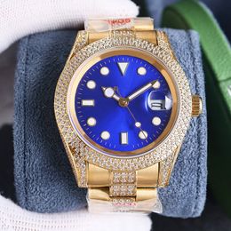 Diamond Watch heren automatisch mechanisch uurwerk horloges 41 mm saffier dame polshorloge lichtgevend waterdicht Montre de luxe