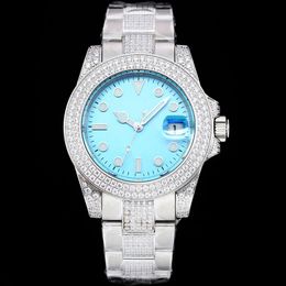 Diamond Watch Mens Designer Watches Automatic Mechanical 8215 Mouvement Bracelet étanche Sapphire Business en acier inoxydable 42 mm Montrapie de bracelet Montre de Luxe Gift