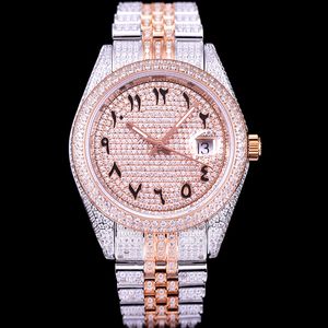 Diamond Watch Mens Designer Watches Mouvement mécanique automatique Bracelet Bracelet Sapphire Business 904L