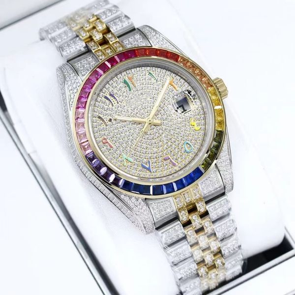 Diamond Watch Mens Designer Watches Movimiento mecánico automático 41 mm Sier Sier Sierp Sapphire Sapphire Impermeabilizante de la pulsera de pulsera de pulsera de pulsera