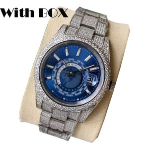 Diamond Watch Mens Watch 41 mm automatique de bracelet mécanique automatique Montre de Luxe en acier inoxydable montre des bracelets imperméables divers Di 209r