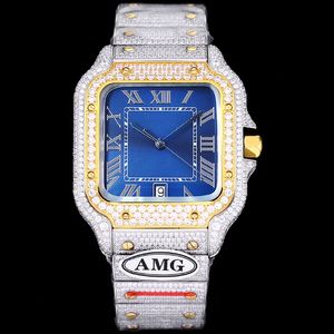 Diamond horloge heren kijkt automatisch mechanisch 40 mm saffierontwerper Lady polswatch 904L high-end roestvrijstalen riem Montre de luxe