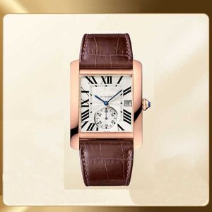 diamanten horloge Tank MC heren automatisch goud W5330001 4OMP mechanisch uurwerk van hoge kwaliteit datum uhr montre cater luxe met doos perfect cadeau