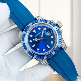 Relojes de diamantes Diseñador Reloj para hombre 40 mm Cristal de zafiro 904L Mecánico Automático 2813 Movimiento AAA Calidad Moda Relojes de negocios con caja
