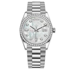 montres diamant hommes femmes montre automatique montres moissanite montres de créateur taille 40MM 36MM 904L bracelet en acier inoxydable verre saphir étanche Orologio